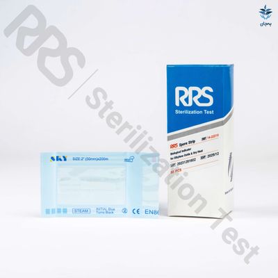 نوار اسپور باسیلوس آتروفئوس (اتیلن اکساید) (22110-14 RRS) - جعبه 50 نوار میکروبی