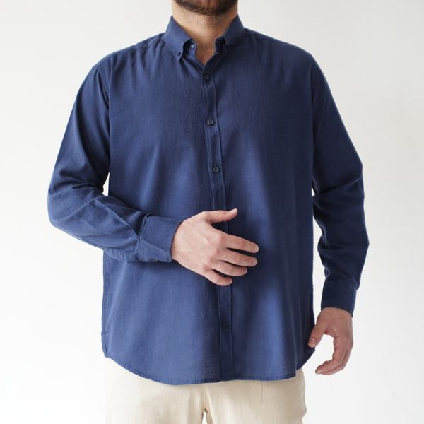 پیراهن لینن اسلپ مردانه - کد0056