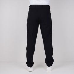 شلوار پارچه ای رگولار ZARA مدل کمر ایتالیایی دو دکمه - رنگ مشکی