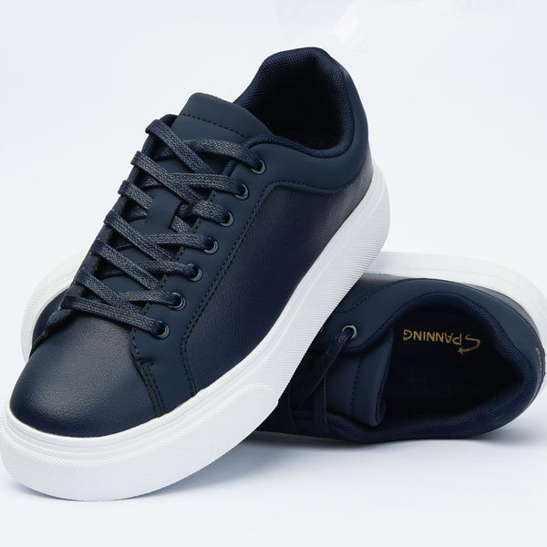 کفش بیسیک کفه تخت اسپنینگ - سرمه ای