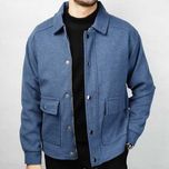 بلندشکت سومارو مدل زیپ دار - آبی نفتی