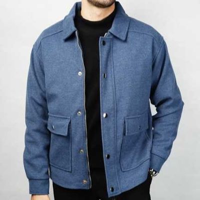 بلندشکت سومارو مدل زیپ دار - آبی نفتی