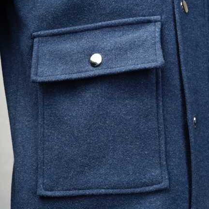 بلندشکت سومارو مدل زیپ دار - آبی نفتی