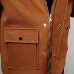 بلندشکت سومارو مدل زیپ دار - شتری