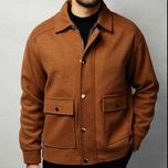 بلندشکت سومارو مدل زیپ دار - شتری