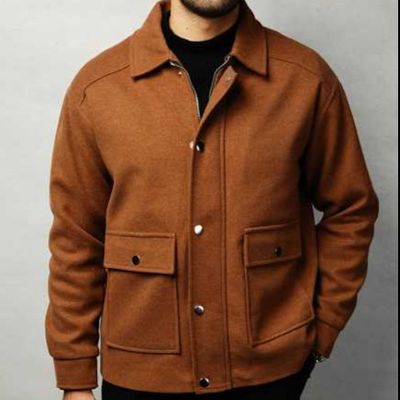 بلندشکت سومارو مدل زیپ دار - شتری