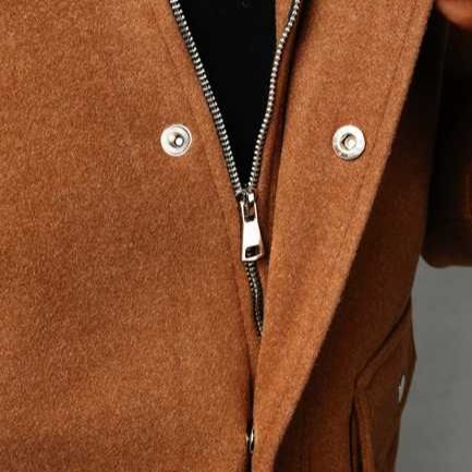 بلندشکت سومارو مدل زیپ دار - شتری