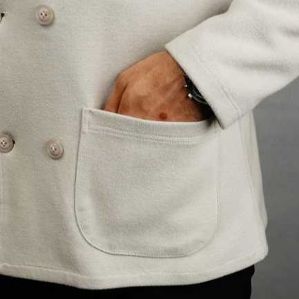 کت دبل برست سلانیک سومارو - سفید