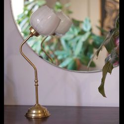 چراغ رومیزی برنجی بلند