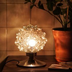 آباژور رومیزی با حباب آنتیک 1011