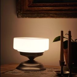 آباژور رومیزی  با حباب آنتیک 1008