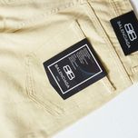 شلوار کتان مام فیت مردانه کرم روشن ، بدون زاپ - کد 0037