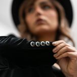 کت مخمل مشکی براق