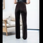 شلوار مخمل شکلاتی (فاق بلند )