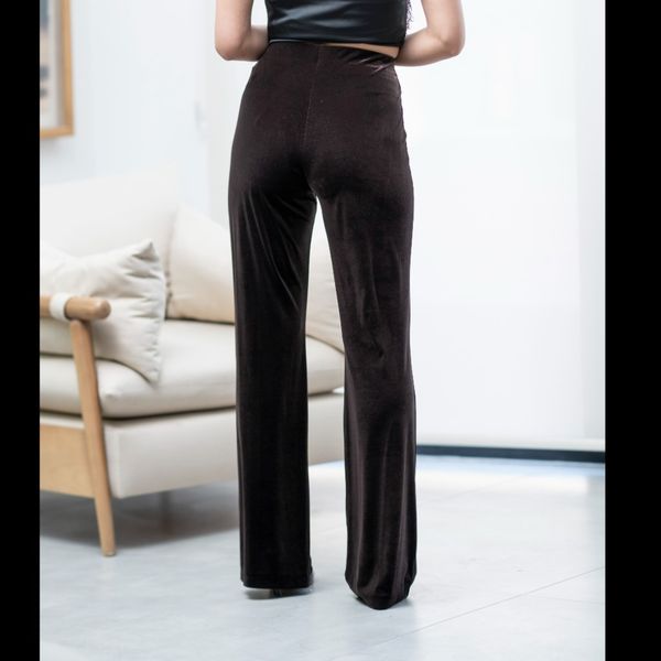 شلوار مخمل شکلاتی (فاق بلند )