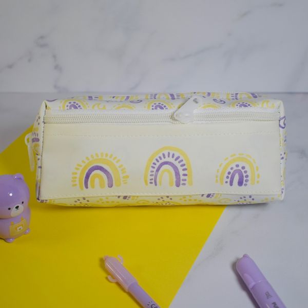 جامدادی سه زیپ رنگین کمان 10