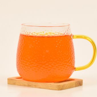 ماگ دسته طلایی طرح نقطه ای