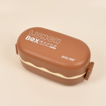 ظرف غذا بیضی 2 طبقه