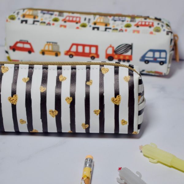 جامدادی تک زیپ راه راه 19