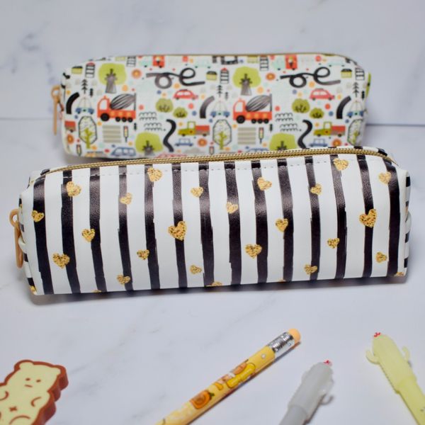 جامدادی تک زیپ راه راه 19