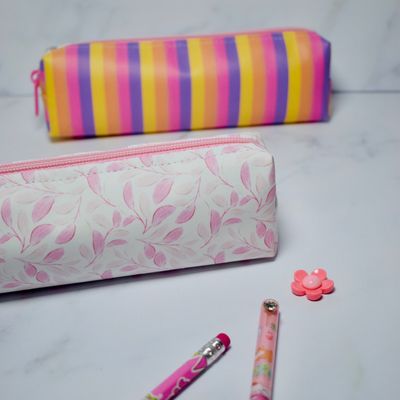 جامدادی تک زیپ گلبرگ صورتی 20