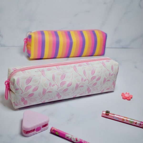 جامدادی تک زیپ گلبرگ صورتی 20