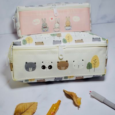 جامدادی سه زیپ خرسی 4