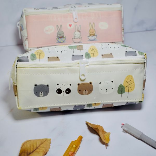 جامدادی سه زیپ خرسی 4