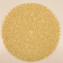 زیر بشقابی حصیری