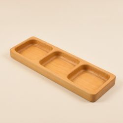 اردو خوری مستطیل چوبی 3 خانه