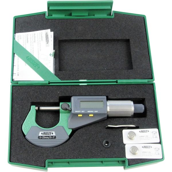میکرومتر دیجیتال اینسایز (INSIZE) 25-0 میلی متر مدل 25-3109