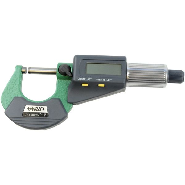 میکرومتر دیجیتال اینسایز (INSIZE) 25-0 میلی متر مدل 25-3109