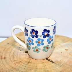 ماگ لیوان شکوفه آبی