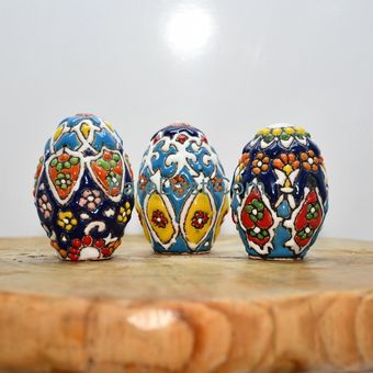 تخم مرغ سفال میناکاری هفت سین