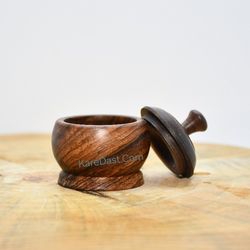 قندان نقلی چوب گردو