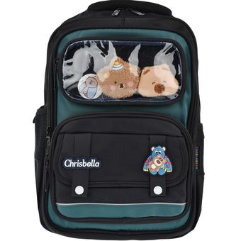 کوله پشتی مدرسه کریس بلا مدل Z0039 رنگ سرمه ای