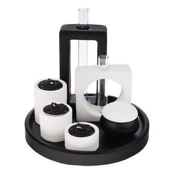 ست 10 تکه دکوری بتنی مدل رومیزی طرح کلاسیک