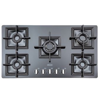 اجاق گاز صفحه‌ای پنج شعله استیل البرز مدل C5903