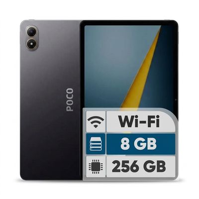 تبلت 12.1 اینچ شیائومی مدل Poco Pad M1 Wi-Fi، ظرفیت 256 گیگابایت و رم 8 گیگابایت، رزولوشن دوربین 8 مگاپیکسل، پشتیبانی از قلم و ک