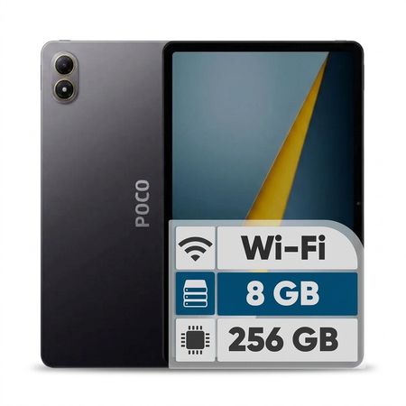 تبلت 12.1 اینچ شیائومی مدل Poco Pad M1 Wi-Fi، ظرفیت 256 گیگابایت و رم 8 گیگابایت، رزولوشن دوربین 8 مگاپیکسل، پشتیبانی از قلم و ک