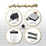 گاوصندوق الکترونیکی سدید مدل لمسی اثرانگشتی 430DFT