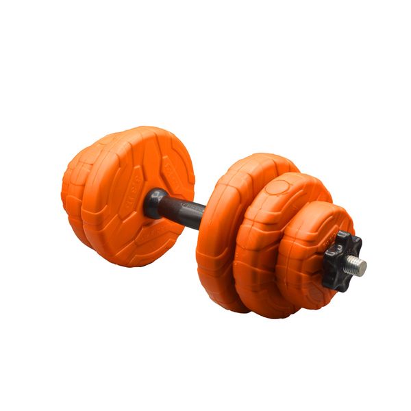 دمبل گرد مدل GS--M-113826 وزن 2 تا 10 کیلوگرم بسته دو عددی