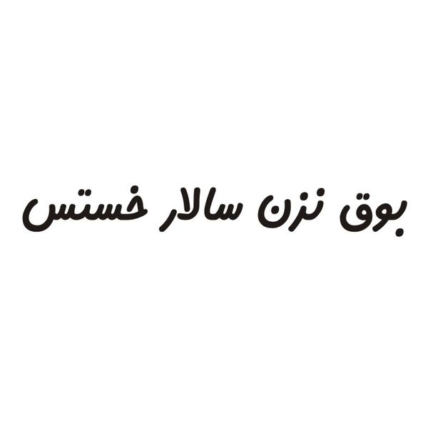 برچسب بدنه خودرو لیزارد مدل فانتزی طرح بوق نزن سالار خستس کد LZD-772*861