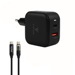 شارژر دیواری 45 وات 2 پورت وونک مدل CA-45 به همراه کابل USB‑C