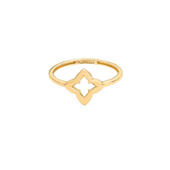 انگشتر طلا 18 عیار زنانه مریم اکرمی گلد گالری مدل روبرتو توخالی