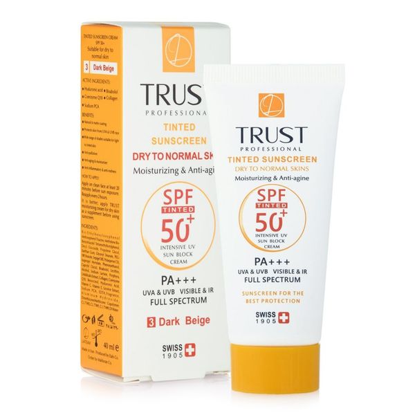 کرم ضد آفتاب رنگی و ضد پیری بژ طبیعی (پوست خشک تا نرمال) (2024)