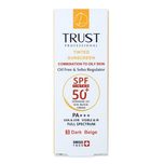 کرم ضد آفتاب رنگی و کنترل چربی بژ تیره (پوست مختلط تا چرب) (2024)