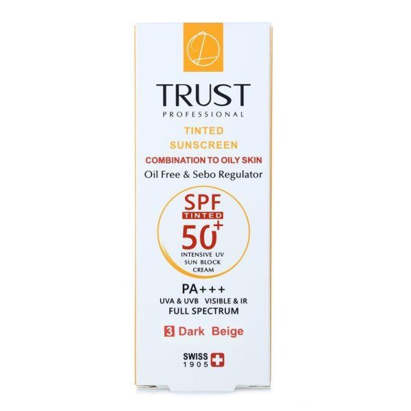 کرم ضد آفتاب رنگی و کنترل چربی بژ تیره (پوست مختلط تا چرب) (2024)