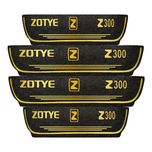 برچسب پارکابی خودرو مهدیار مدل چرم کد pkT1090 مناسب برای اریو زوتی بسته 4 عددی