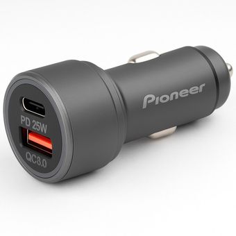 شارژر فندکی پایونیر 43W مدل Jet Charge دو پورت